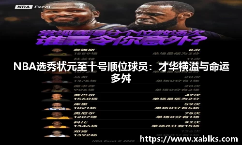 NBA选秀状元至十号顺位球员：才华横溢与命运多舛